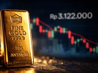 Harga Emas Antam Turun Rp 13.000 Saat Emas Dunia Justru Naik