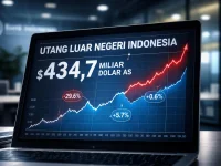 Utang Luar Negeri RI Januari 2026 Capai 434,7 Miliar Dolar AS